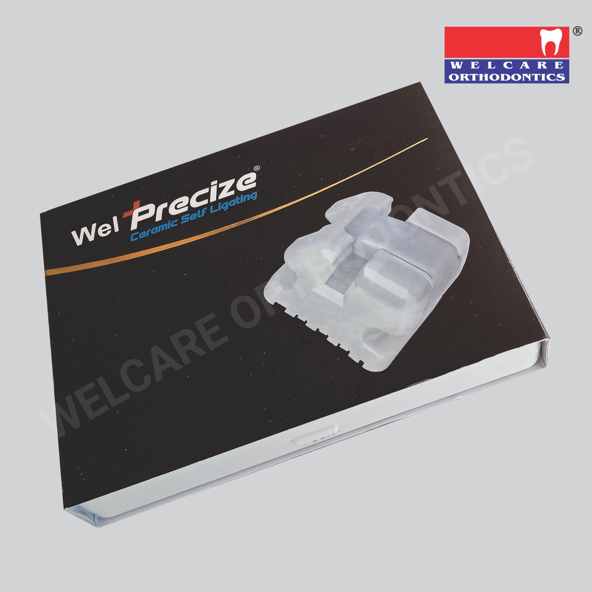4 WELPRECIZE SELF LIGATING - CERAMIC BRACKET KIT - WELCARE